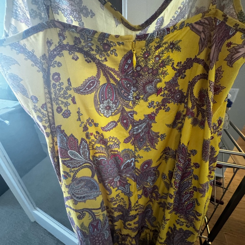 J. Crew Collection tiered cotton poplin dress in Ratti® golden paisley Small - Picture 10 of 10
